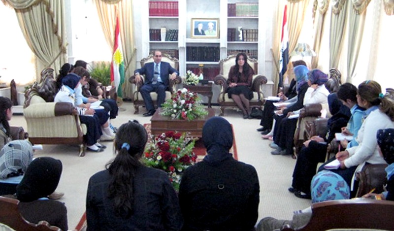 My Hero Project Participants Interview Iraqi Minister of Education, 2008.